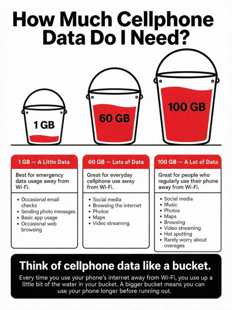 How Much Cellphone Data